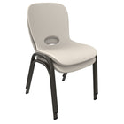 Lifetime Kids Stacking Chairs Bundle - Bronze - 2 Pack-Stain resistant and easy to clean