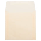 JAM Paper Square Translucent Vellum Invitation Envelopes - 6.5" x 6.5" - Spring Ochre Ivory - 25 Pack (PACV520)-Size: 6 1/2 x 6 1/2 inches