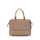 SwissGear Weekender Tote Bag - 15" x 19" - Light Brown-Gladstone-style wire-framed wide opening for easy packing