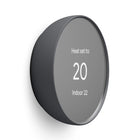 Google Nest Thermostat - Charcoal-You can change the temperature, adjust your schedule, and more from the free Google Home app. Remote control and mobile notifications require working Internet and Wi-Fi. Voice control requires a compatible device
