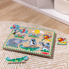 Melissa & Doug Zoo Animals Sound Puzzle (LCI727)-Number of pieces: 8