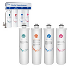 iSpring F4-CUA4 Ultrafiltration Replacement Filter 4-Piece Set-Easy - to - replace filter Filter replacement is designed for ease No need to disconnect hoses or water lines Just Twist On / Twist Off filter cartridges make changing filters a snap