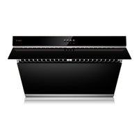 Fotile JQG7502 Slant Vent Series Range Hood - 30" - Black-Black tempered glass