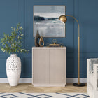 Hudson&Canal Alston 28"W Accent Cabinet - Alder White-Features easy assembly