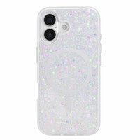Kate Spade Protective Compatible with MagSafe Case for iPhone 17 - Chunky Glitter Iridescent-Designed for Use avec Apple’s MagSafe Accessories