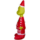 GEMMY Airblown Inflatable Christmas Grinch in Pajamas-Deflates for easy storage