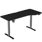 MotionGrey Ergo2 XL Adjustable Right L-Shaped Standing Desk with Memory Settings - 63" x 24" - Black Top - Black Frame-Affordable Pricing - This standing desk is competitively priced to provide an accessible solution for everyday workspaces, while maintaining high standards of quality, durability, and modern technology