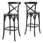 Modway Gear Bar Stool - Black-7