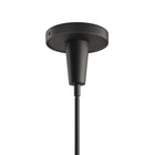 Modway Beacon 3-Light Pendant Light - Opal Black-Bulbs Not Included