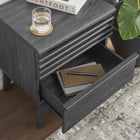 Modway Render Nightstand - Charcoal-Full-Extension Glide Drawers