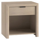 Hudson&Canal Clara 24" Rectangular Nightstand - Alder White-Modern contemporary design for your bedroom, guest spaces, or anywhere you need a little extra storage