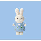 Just Dutch Miffy Handmade Bunny Plush Toy - Blue Tulip Dress-Crafted from 100 percent high-quality soft cotton yarn with a plush polyester fiberfill for a premium feel