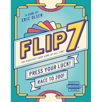 USAopoly Flip 7 -Play it Safe or Risk it All? - In Flip 7, you will press your luck by getting dealt cards without revealing the same number twice