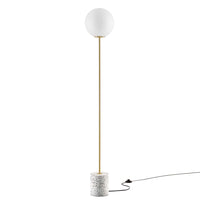 Modway Logic Terrazzo Floor Lamp - White-Floor Lamp