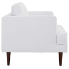 Modway Agile Upholstered Fabric Armchair - White-100% Polyester Material