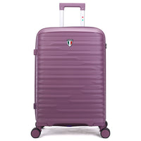TUCCI Lussore 20" Hardside Carry-On Luggage - Purple-Designed in Italy – Premium Italian craftsmanship and style. Crafted with a premium polypropylene hardshell that’s flexible, lightweight, and built to last