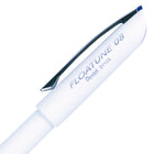 Pentel Floatune Rollerball Pen - 0.8 mm - Blue-A dual ball mechanism inside of the pen tip allows for maximum ink flow. Experience less friction when you write.