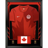 Frameworth Official FIFA World Cup 2026 Team Canada Framed Replica Jersey - 25.75" x 33.75"-Officially licensed FIFA World Cup 2026 framed replica jersey display featuring Team Canada.