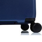 Champs Luxe 3-Piece Luggage Set - Navy-8 360-Degree Spinner Wheels