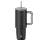 GROSCHE Aspen Insulated Water Tumbler with Handle - 40 oz. - Graphite Black-32oz capacity