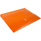 JAM Paper Plastic Envelopes with VELCRO Brand Closure - 9.75" x 1" - Orange Poly - 12 Pack-Material: plastic