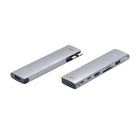 Kopplen USB-C 7 Ports Multi-function Hub 7 in 1 with SD and MicroSD Card Reader-Gold-plated USB-C connectors ensure reliable and stable connections