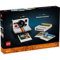LEGO IDEAS Polaroid OneStep SX-70 Camera - 516 Pieces-Collectible LEGO set featuring a brick-built Polaroid OneStep SX-70 camera
