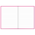 Hilroy Mahjong Hardcover Journal - 6" W x 8" H - Lined - 80 Sheets - Pink-Casebound