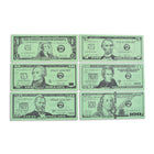 Learning Advantage Play Bill Set-REALISTIC DESIGN -- Made of paper, the bills are life-size and match US currency. They're double-sided and even include the same bust pictures featured on real currency!