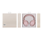 Basic Tech Wired Over The Ear Foldable Headphones - Pink-6
