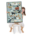 Banana Panda Puzzlove - Dogs-Large 19 x 27"educational jigsaw puzzle is a fun, hands-on way to discover and learn about horse breeds.