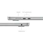 Apple MacBook Air 15.3" - M3 Chip - 256 GB SSD - 16 GB Unified Memory - Silver - English-Look sharp, sound great: Everything looks and sounds amazing with a 1080p HD camera, three mics, and six speakers with Spatial Audio.