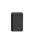 Adam Elements Mag 4 30W GaN 4-in-1 Power Charging Station - Black-Adjustable Magnetic Charging: Magnetic wireless charging zone quickly snaps to your phone and allows an adjustable angle of up to 60 degrees for the best viewing angle