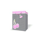 Millbrook Studios Juvenile Gift Bags - Small - Pink Cherry - 12 Pack (47403)-4.5" x 2.5" x 5.75"