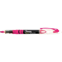 Sharpie Liquid Chisel Tip Pen-Style Highlighters - Pink - 12 Pack-Visible ink supply...know before you run out