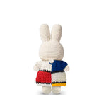 Just Dutch Miffy Handmade Bunny Plush Toy - Piet Mondrian Inspired Doll-Designed as a safe and durable collectible or decorative accent suitable for fans and collectors of all ages