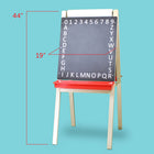 Crestline Child's Paper Roll Easel - 44" H x 19" W-Two rugged plastic trays are large enough to hold paint cups and art supplies.