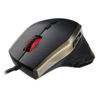 Adesso iMouse X3 Ergonomic RGB Gaming Mouse - Wired - USB - Black-Comfortable design for extended use