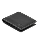 Roots Men's Slim Fold Wallet with Removable ID - Black-2 slot pockets