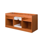 Modway Scenic 48" Single Sink Compatible Bathroom Vanity Cabinet - Cherry/Walnut-Fixtures Not Included