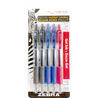 Zebra Sarasa Gel Pens - 0.5mm - Assorted - 5 Pack  -Soft latex-free rubber grip