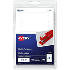 Avery White Print or Write Removable Rectangular Multiuse Labels, 1" x 3", 125 Pack, (2314)-Removable labels offer the convenience of labeling boxes, envelopes, packages and more with the freedom to change, revise and update materials as content changes.