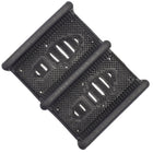 Edgewood Indoor/Outdoor Medium Duty Mountable Boot Scraper - 12.6" W x 15.4" L - Black-Medium Duty