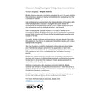 Classroom Ready English Reading & Writing Comprehension Workbook & Study Guide - Grade 9 - Alberta Edition-Skills Based Assessments and Reporting: To check student understanding and provide review opportunities before a formal assessment. Answer key provided