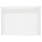 JAM Paper 10 x 13 Booklet Envelopes, Clear Translucent Vellum, 1000 Pack (900840420B)-Clear translucent
