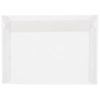 JAM Paper 10 x 13 Booklet Envelopes, Clear Translucent Vellum, 1000 Pack (900840420B)-Clear translucent