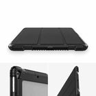 Bulk Packaging Rugged Folio Case with Pencil Holder iPad 10.2" 2021/2020/2019 - Black-Made of durable PU leather exterior, soft microfiber lining and covered with flexible TPU back shell, this case provides total full body protection against fingerprints, shocks, scratches and dust