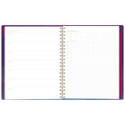 Mead Undated West Village 12 Month Large Weekly/Monthly Planner - 11" H x 9" W - Bilingual-Iridescent poly cover