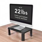 ShoppingAll Adjustable Height Monitor Stand Riser - 2 Pack-Platform can support up to 22lbs/10kg monitors, laptops, tablets, smartphones, printers and more.