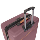 Bugatti Cannes Collection 30.50" Hardside Checked Spinner Luggage - Mauve-Lined interior with dividing panel, practical pocket and tightening straps to keep content organized and in place